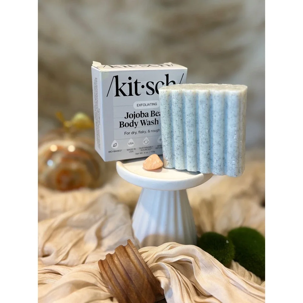 Kitsch Exfoliating Jojoba Bead Body Wash Bar 4 oz New In Box